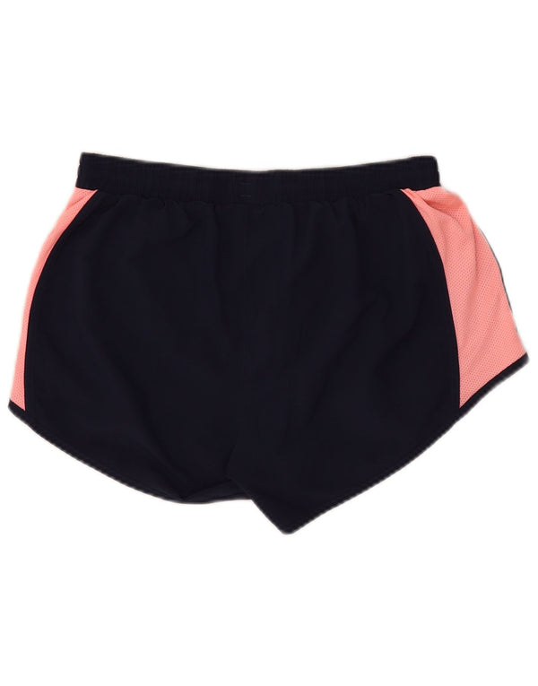 Pantaloni scurți sport Under Armour pentru femei Heat Gear UK 10 Small Bleumarin