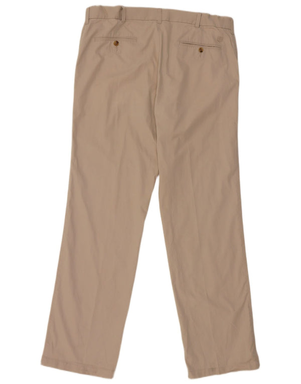 Marks & Spencer Pantaloni chino drepți Blue Harbour pentru femei W36 L33 bej