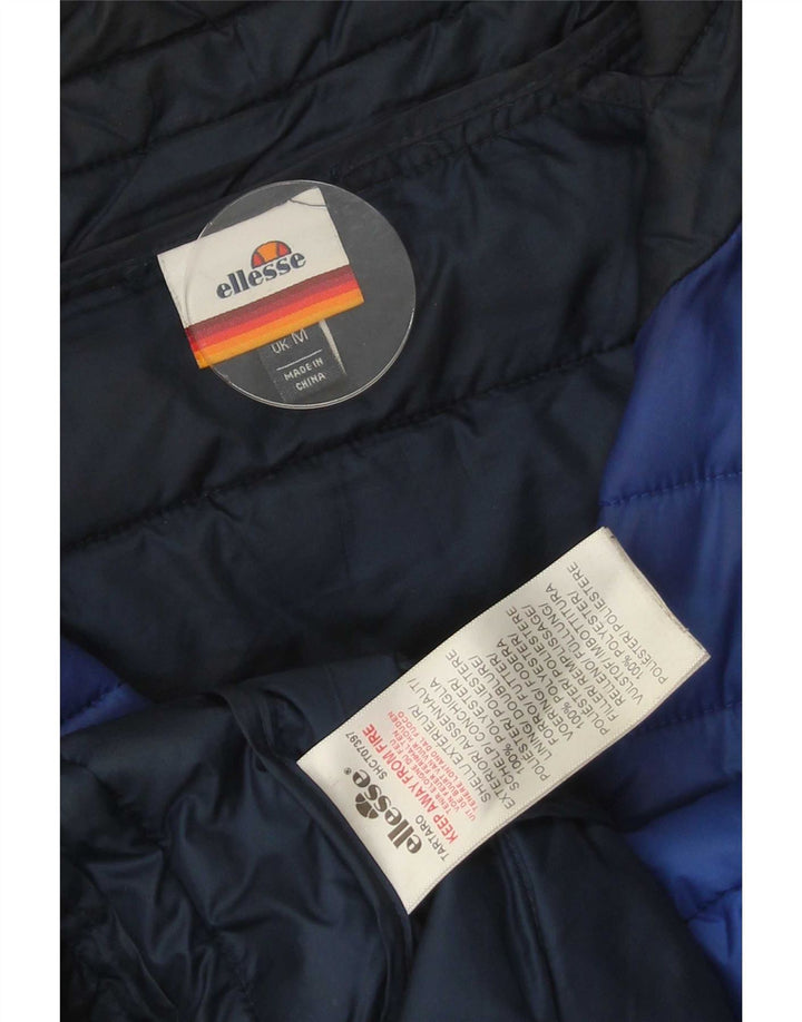 Jachetă căptușită pentru bărbați Ellesse UK 38 Medium Blue Colorblock Poliester