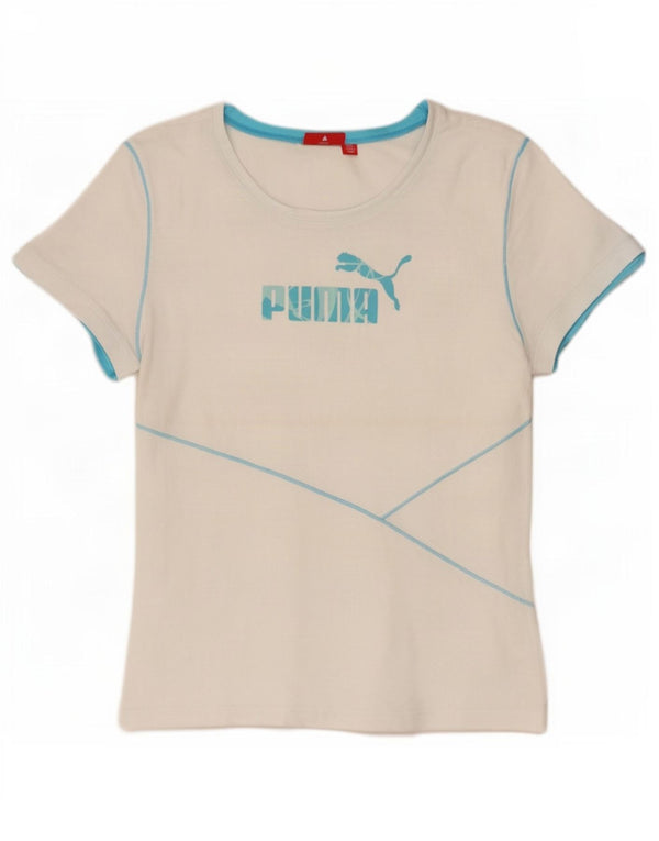 Tricou grafic Puma pentru femei Top UK 14 Large White