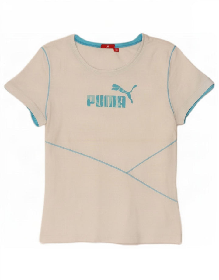 Tricou grafic Puma pentru femei Top UK 14 Large White