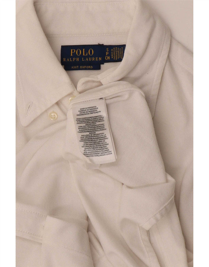 Cămașă Polo Ralph Lauren pentru bărbați, bumbac alb mic