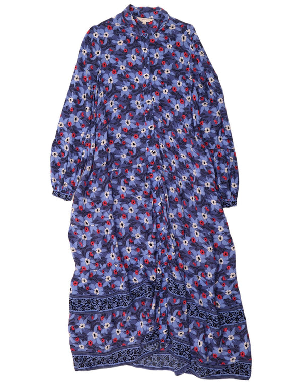 Rochie cămașă cu mânecă lungă pentru femei Marks & Spencer, UK 10, albastru mic