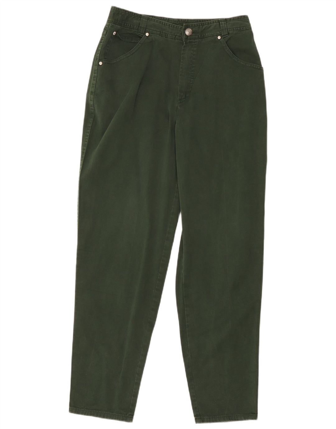 Blugi conici pentru femei Rosner EU 40 Medium W30 L29 Bumbac verde
