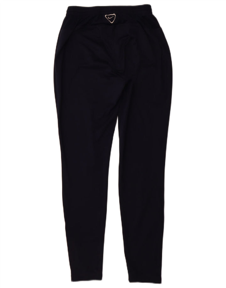 Pantaloni de trening NIKE Dri Fit pentru femei UK 10 Poliester bleumarin mic
