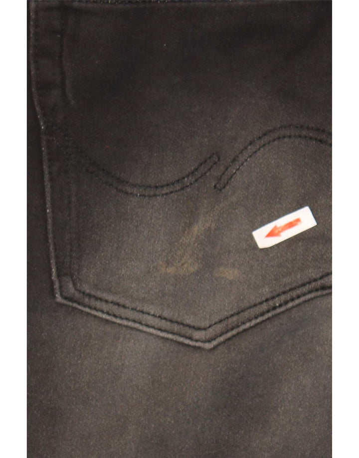 Blugi Jack & Jones GLENN Slim pentru bărbați W32 L34 bumbac negru