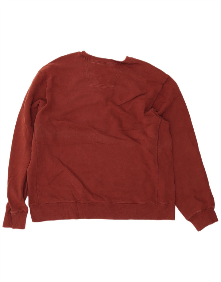 EDDIE BAUER Pulover grafic pentru bărbați XL bumbac maro