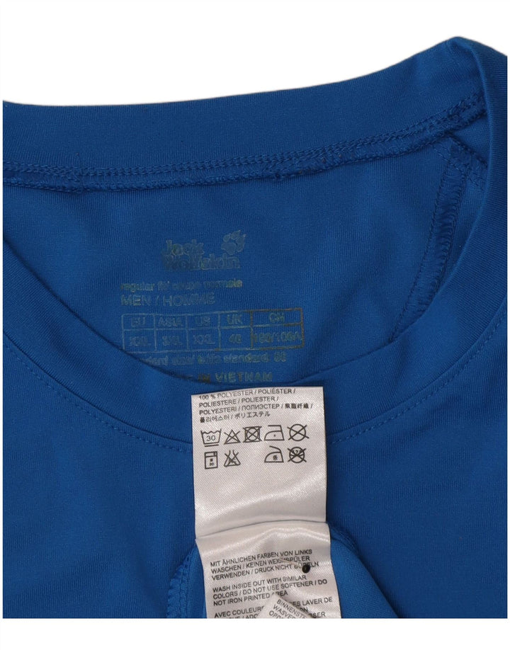 Tricou Jack Wolfskin pentru bărbați Top UK 46 2XL Albastru Poliester