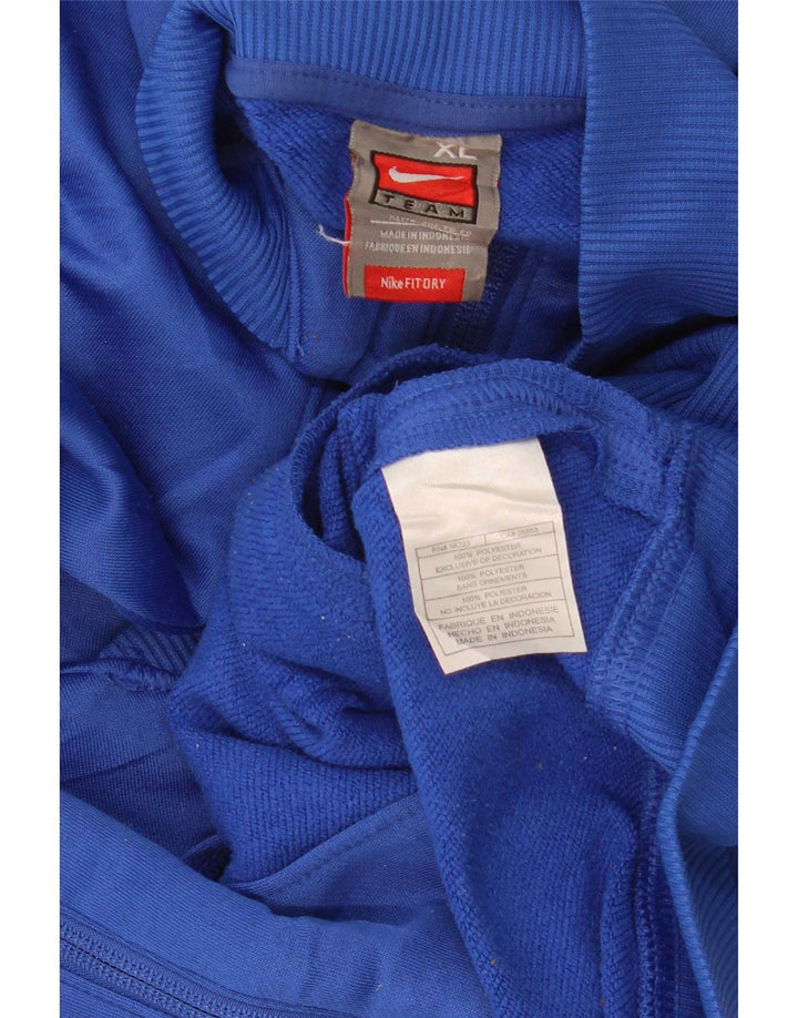 Jachetă de top pentru trening Nike pentru femei UK 18 XL, albastru, poliester color bloc