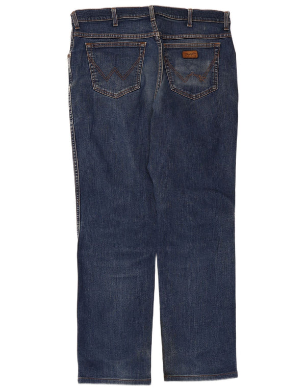Blugi drepte pentru bărbați Wrangler Texas W38 L32 Bumbac albastru