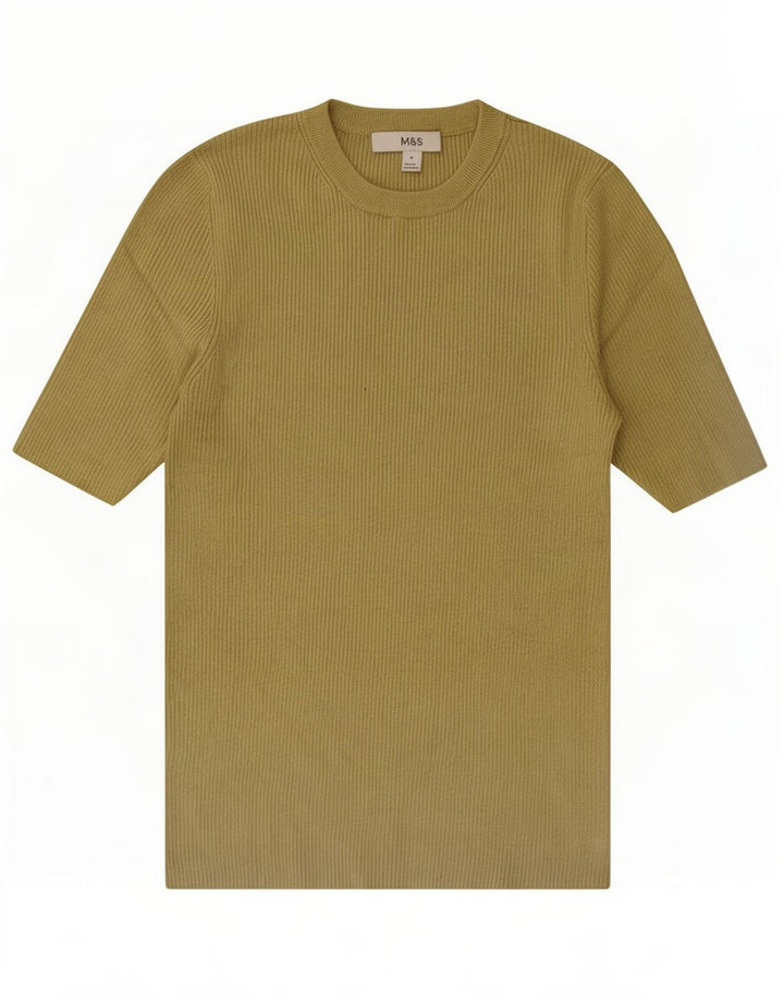 Marks & Spencer Top pentru femei cu mâneci 3/4 UK 12 Medium Khaki