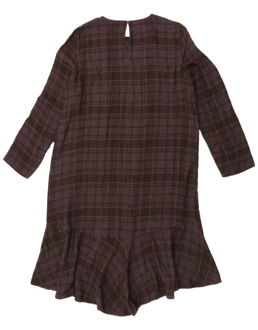 Rochie pentru femei Zara cu mâneci lungi, cu talie scăzută UK 14, mare, gri