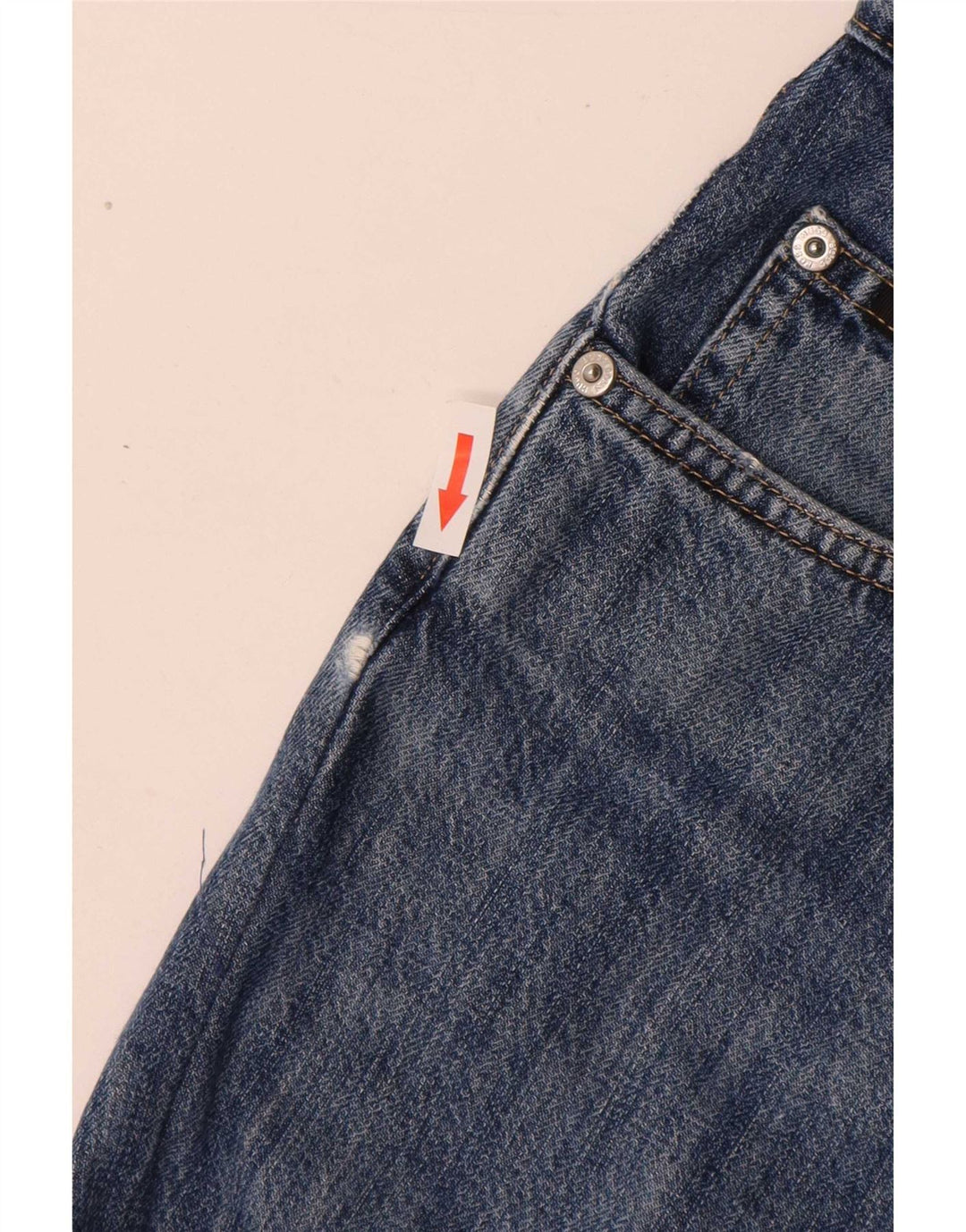 Blugi drepti pentru bărbați Hugo Boss W32 L29 Albastru