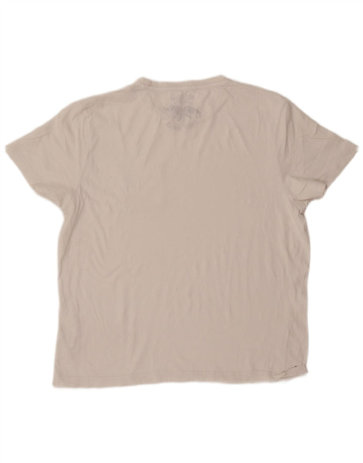 Tricou Marlboro Classics pentru bărbați Top mare din bumbac alb