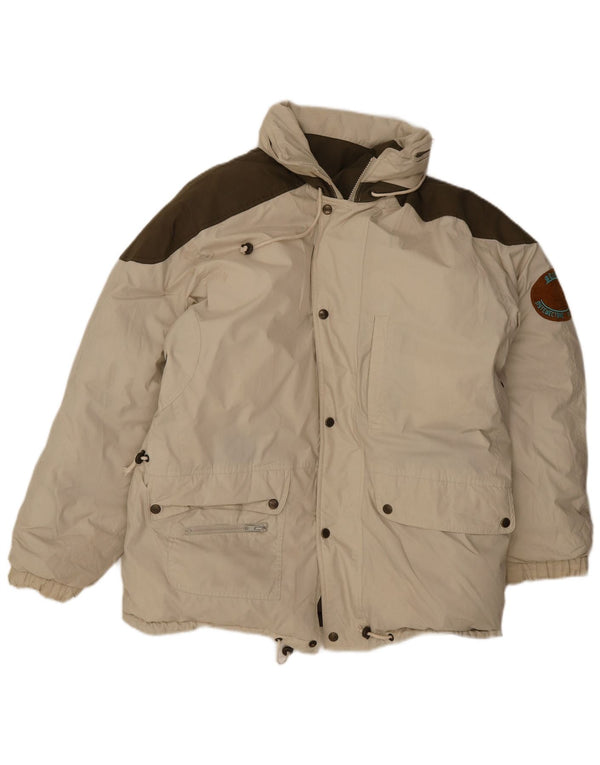 Jachetă căptușită reversibilă cu glugă pentru bărbați Stratos UK 38 Medium Bej Colorblock
