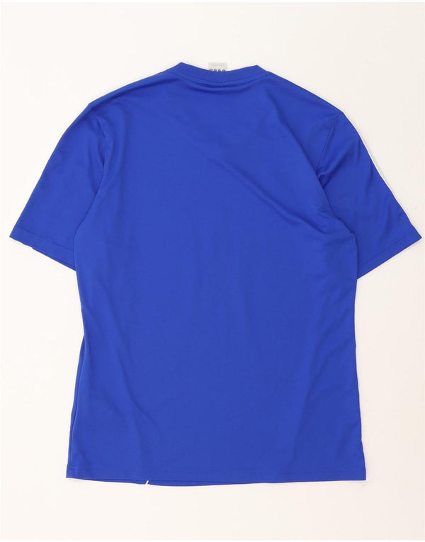Tricou Adidas Climalite Graphic Top Medium Blue Poliester