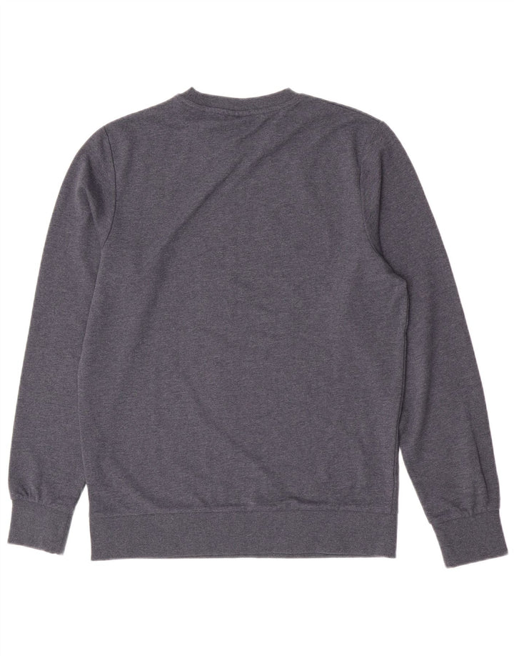 Pulover cu grafic pentru bărbați Jack & Jones, bumbac cu pete albastru mediu