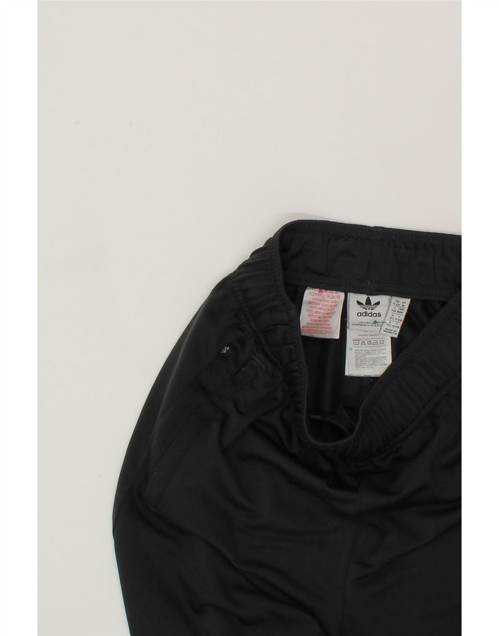 ADIDAS Boys Tracksuit Trousers Joggers 11-12 Years  Black Polyester Vintage Adidas and Second-Hand Adidas from Messina Hembry 