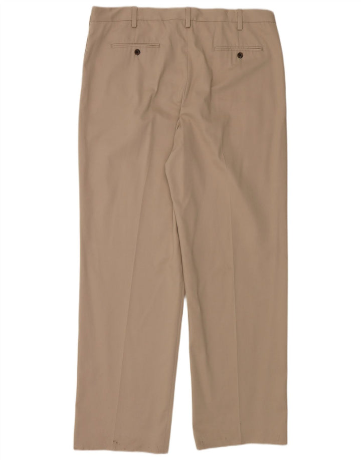 EDDIE BAUER Pantaloni chino relaxați pentru bărbați L40 L36 bumbac bej