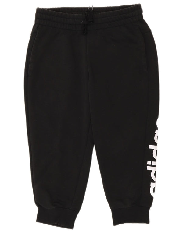 Pantaloni de trening Adidas Capri Graphic Pantaloni Joggeri UK 4/6 XS Negru