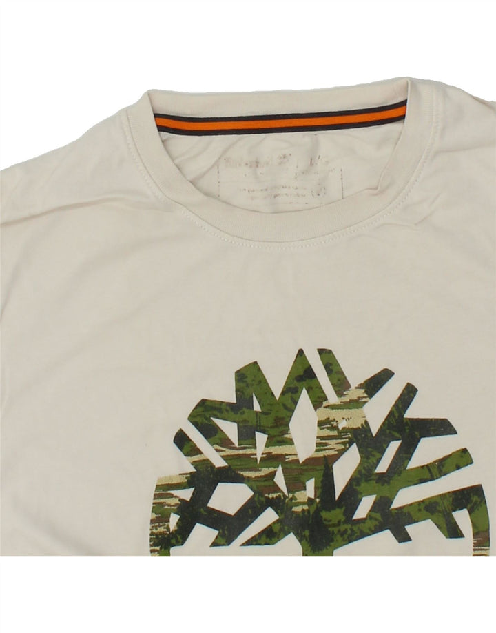 TIMBERLAND Tricou grafic pentru bărbați Top Large White