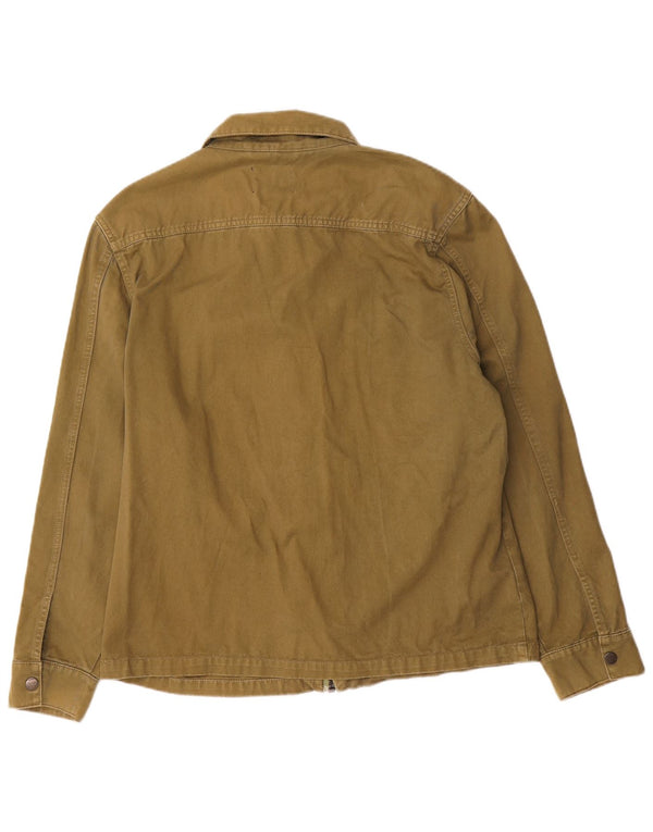 Bomber pentru bărbați Zara UK 42 XL bumbac verde