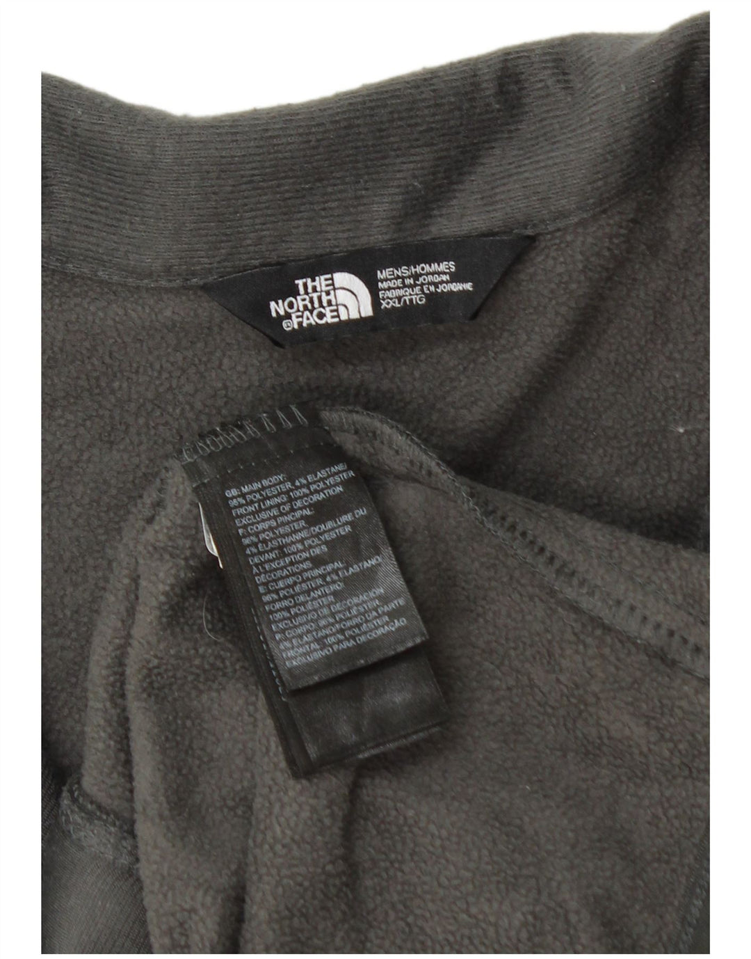 Jachetă de trening pentru bărbați THE NORTH FACE, 2XL, poliester striat gri