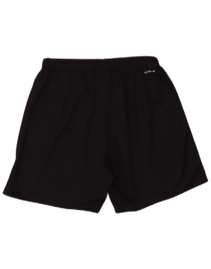 Pantaloni scurți sport Aeroready Adidas pentru bărbați, poliester mediu negru