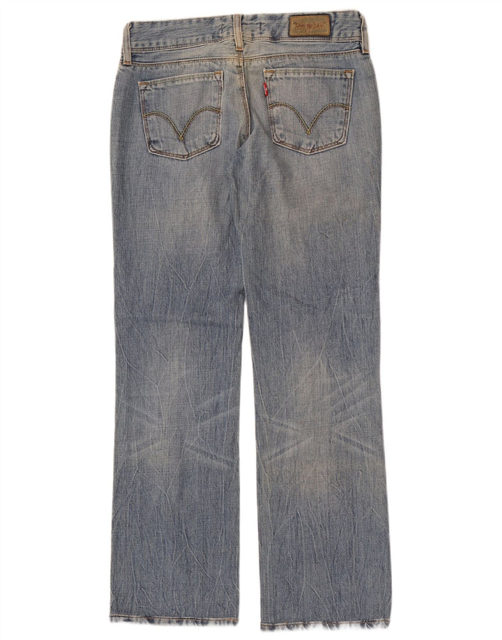 Blugi drepti pentru femei Levi's 570 W28 L30 Bumbac albastru