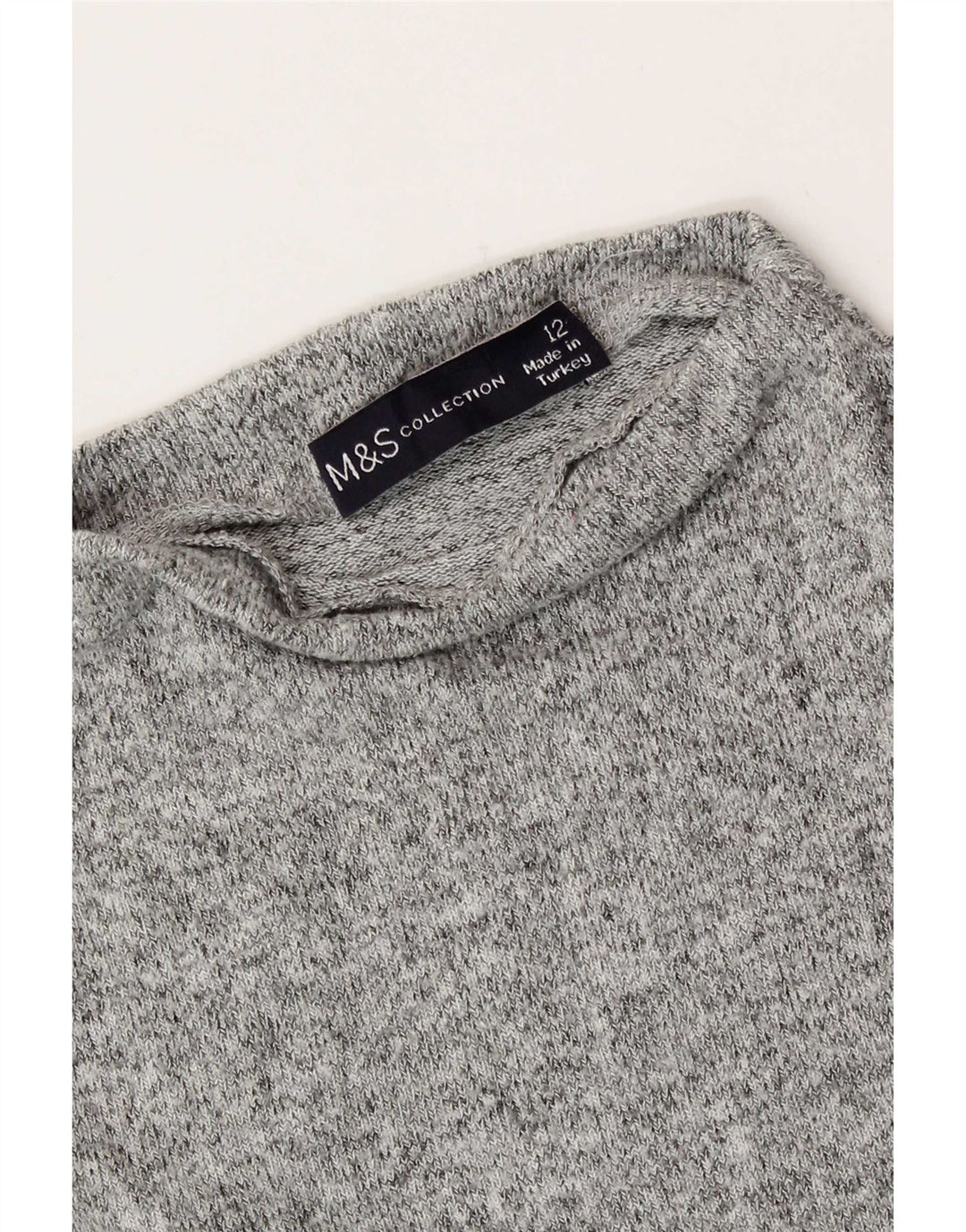 Tricou pentru femei Marks & Spencer Top UK 12 Medium Grey Flecked
