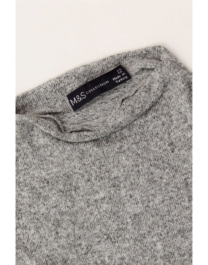 Tricou pentru femei Marks & Spencer Top UK 12 Medium Grey Flecked