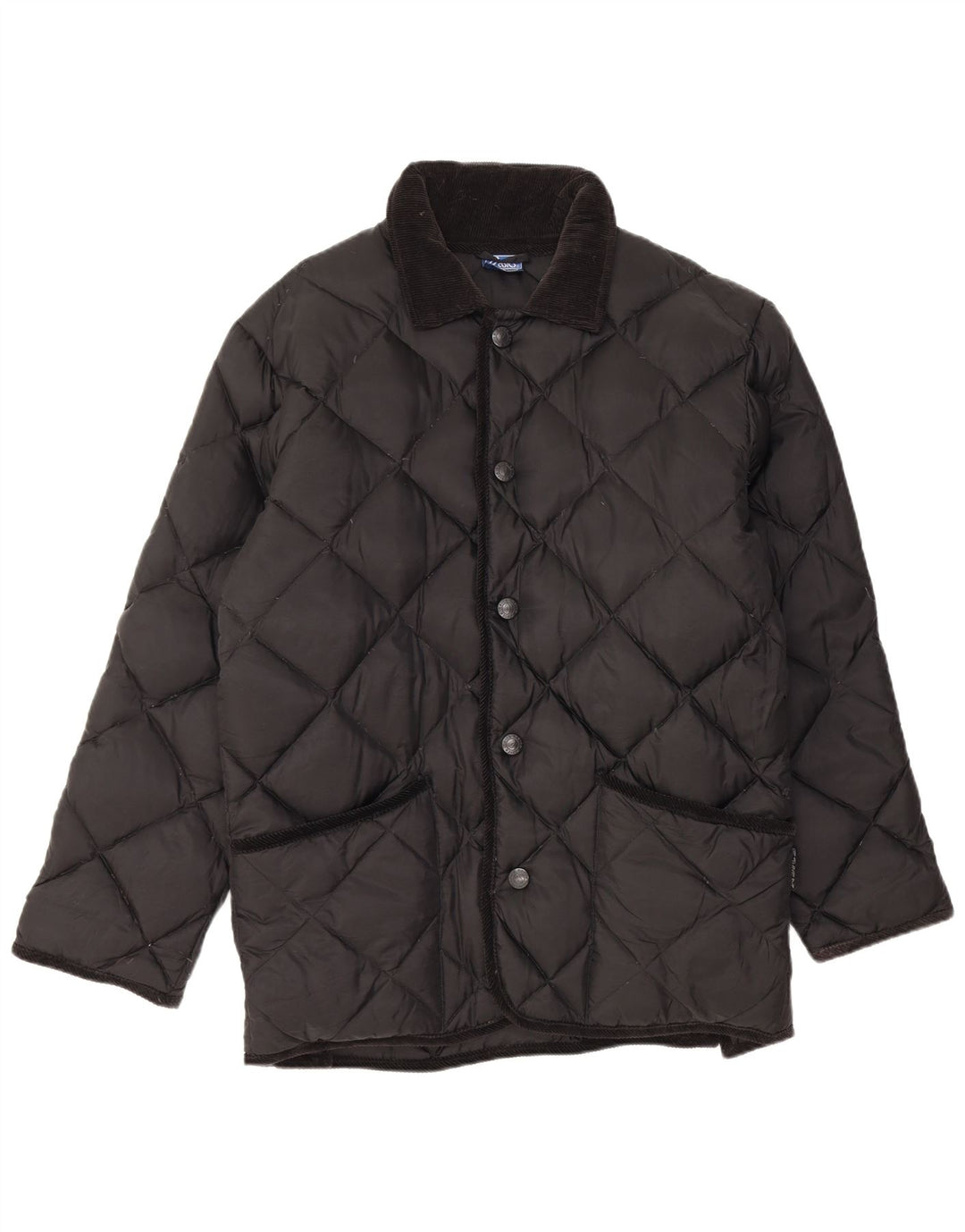 Jachetă matlasată căptușită pentru bărbați Asics UK 36 Poliamidă neagră mică