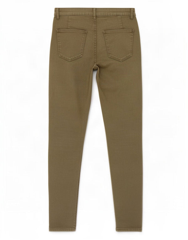 Blugi skinny pentru femei cu talie înaltă Zara EU 38 Mici L28 L27 Bumbac kaki