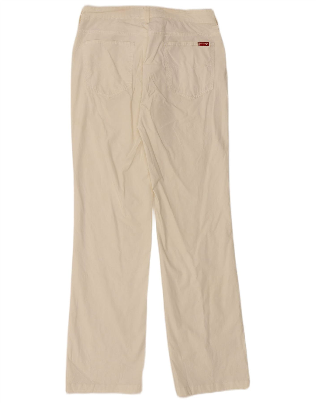 Pantaloni casual Bootcut Guess pentru femei W32 L31 alb