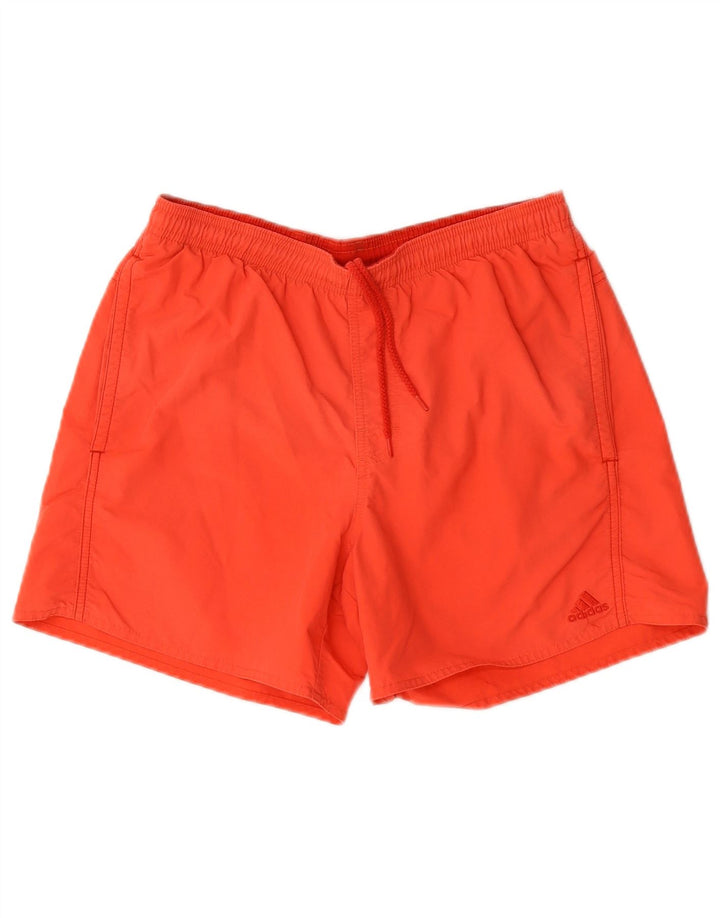 Pantaloni scurți sport pentru bărbați Adidas, roșii mici din poliamidă