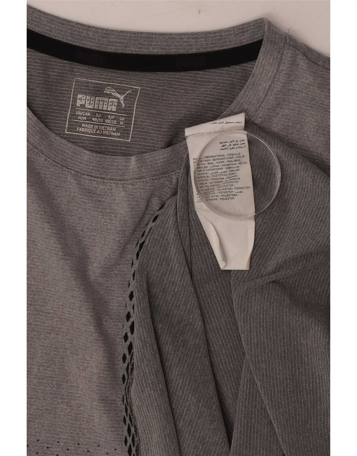 Tricou pentru bărbați Puma Top Medium Gri Poliester cu pete