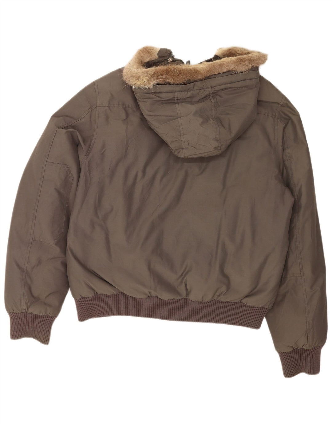 Jachetă bomber căptușită cu glugă pentru bărbați Woolrich UK 40, mare, gri, bumbac