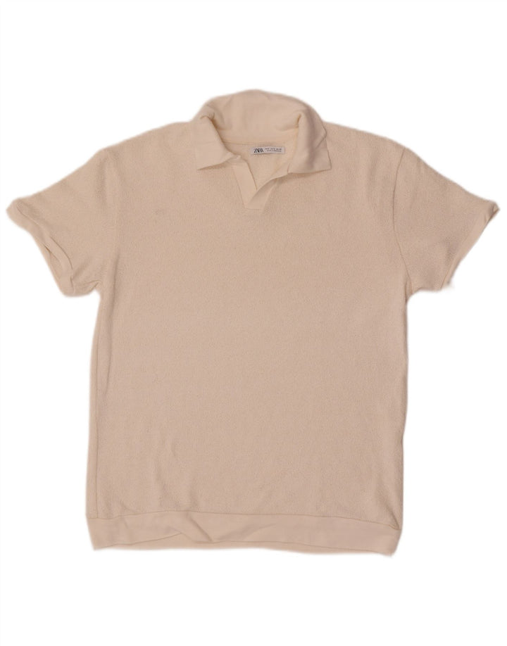 Tricou polo pentru bărbați Zara, mic alb