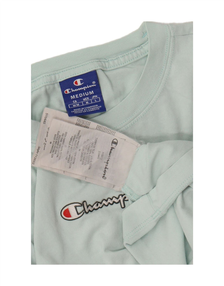 Tricou crop pentru femei CHAMPION Top UK 14 Bumbac turcoaz mediu