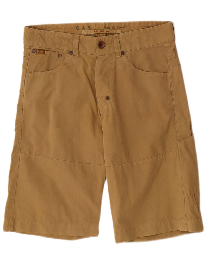 Pantaloni scurți casual pentru bărbați Gas W30 bumbac mediu bej