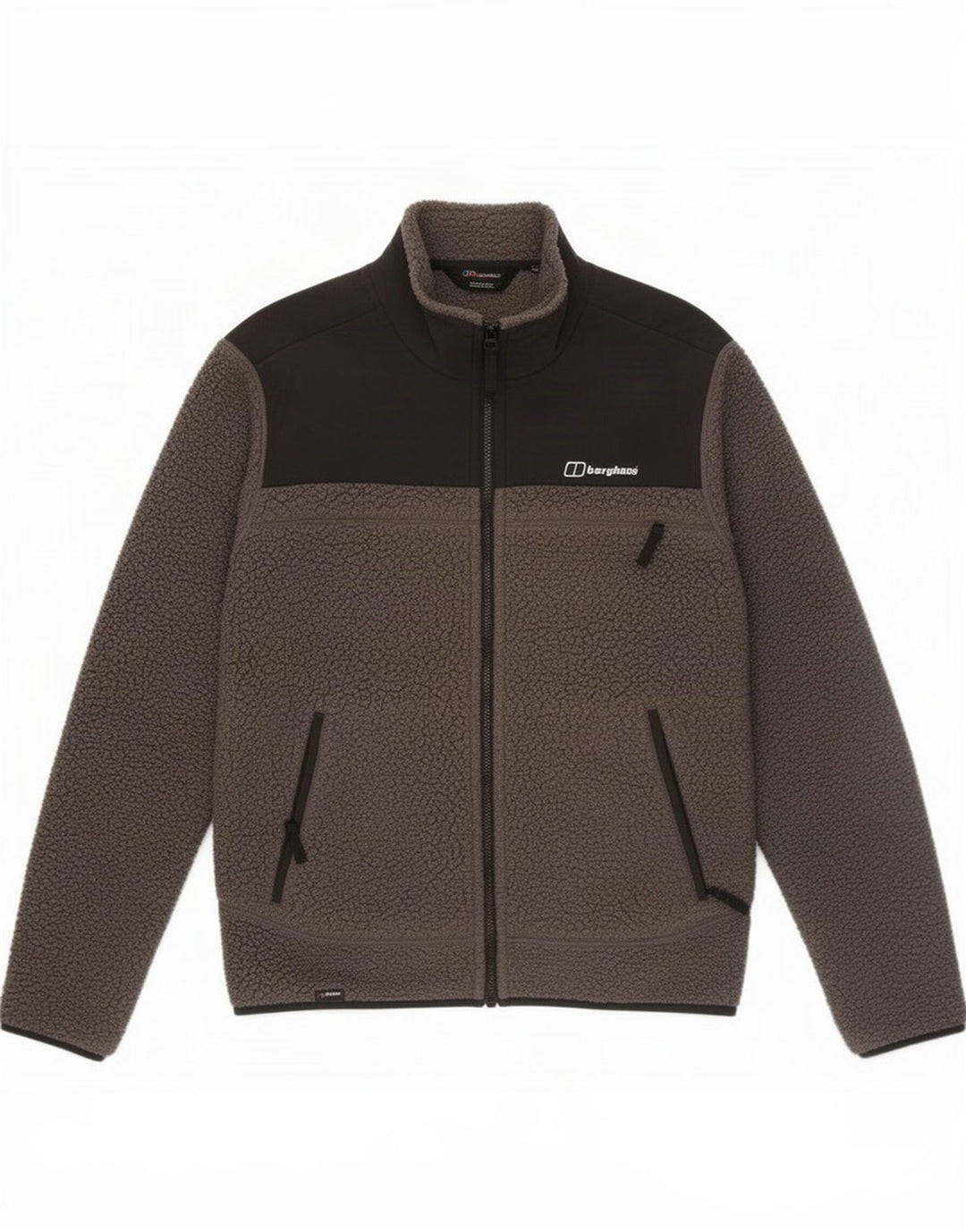 Jachetă fleece pentru bărbați Berghaus UK 38 Gri mediu Poliester color bloc