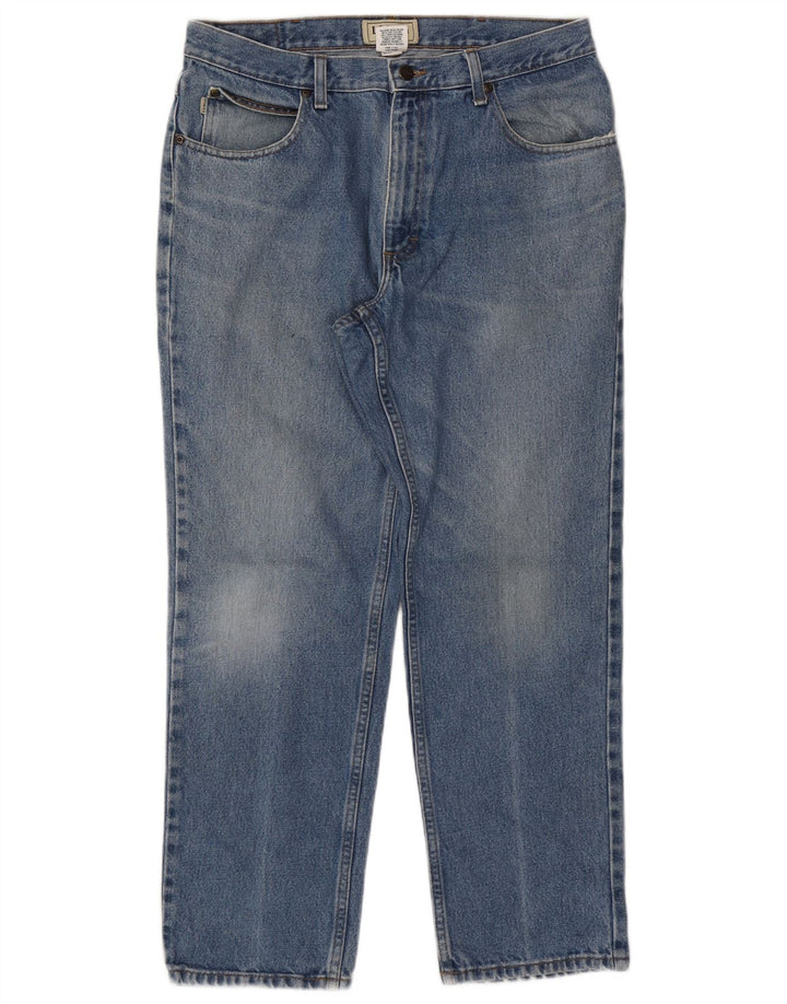 L.L.BEAN Blugi pentru bărbați, în formă clasică, drepte, W34 L29, bumbac albastru