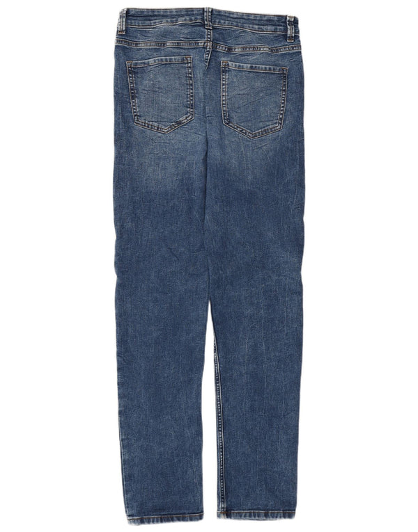 Blugi drepti pentru femei Marks & Spencer The Sienna UK 12 Medium W28 L29 Albastru