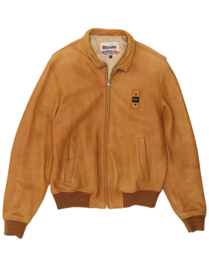 Blauer Bomber din piele pentru femei UK 18 XL din piele maro