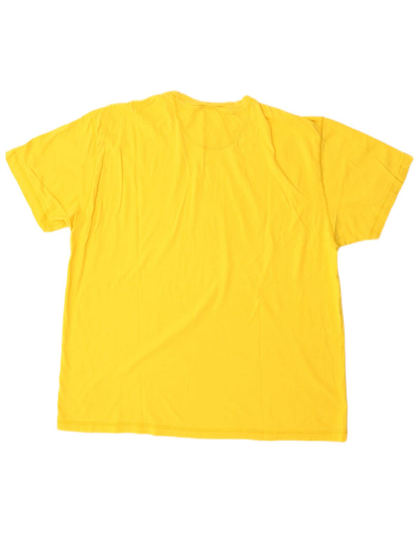 Tricou grafic Nike pentru bărbați Top UK 45/47 XL Bumbac galben