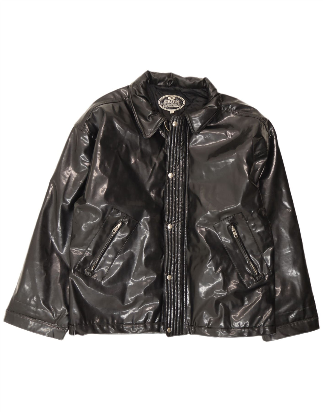 Bomber Vintage pentru bărbați UK 44 2XL Negru