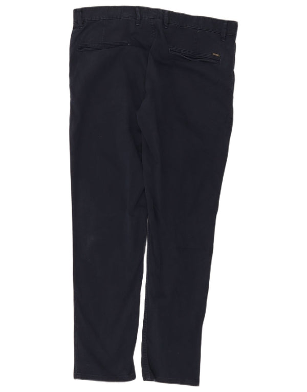Pantaloni chino slim pentru bărbați Hugo Boss L34 L29 Bumbac bleumarin