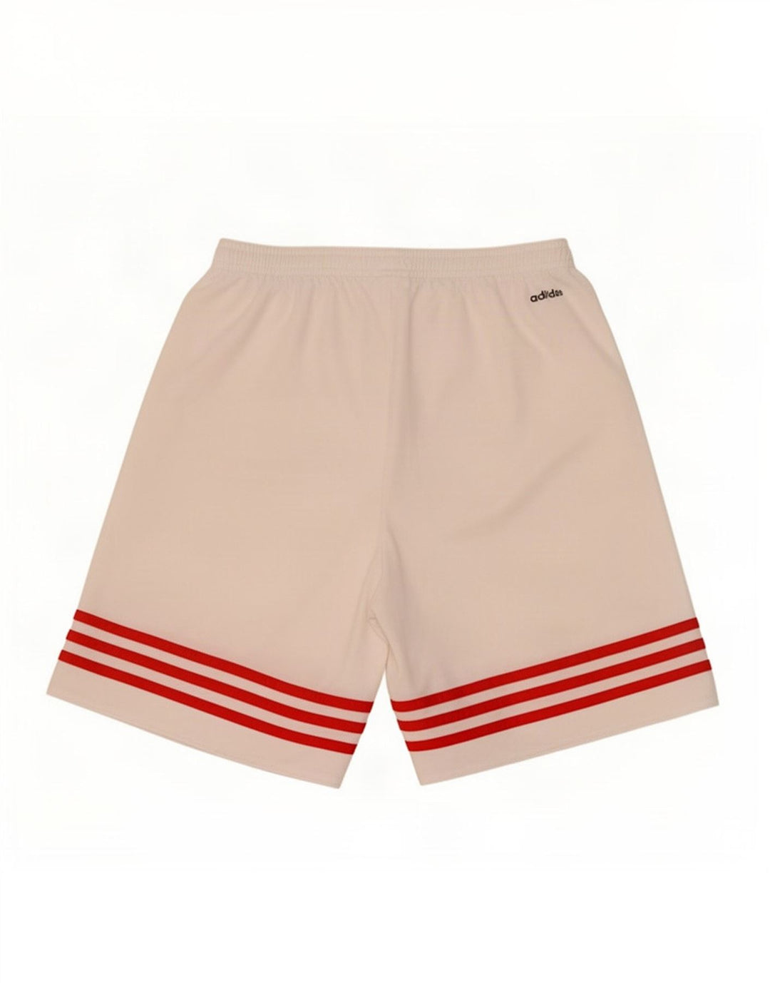 Pantaloni scurți sport pentru bărbați Adidas Climalite, poliester alb mediu