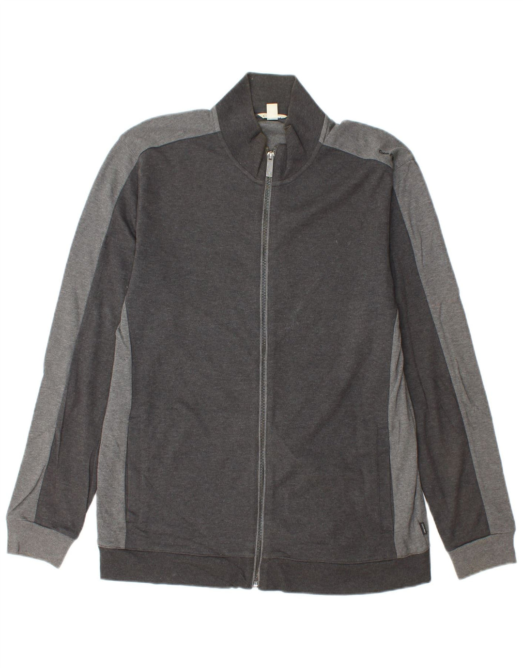 Trening pentru bărbați CALVIN KLEIN Jachetă mare, gri bumbac