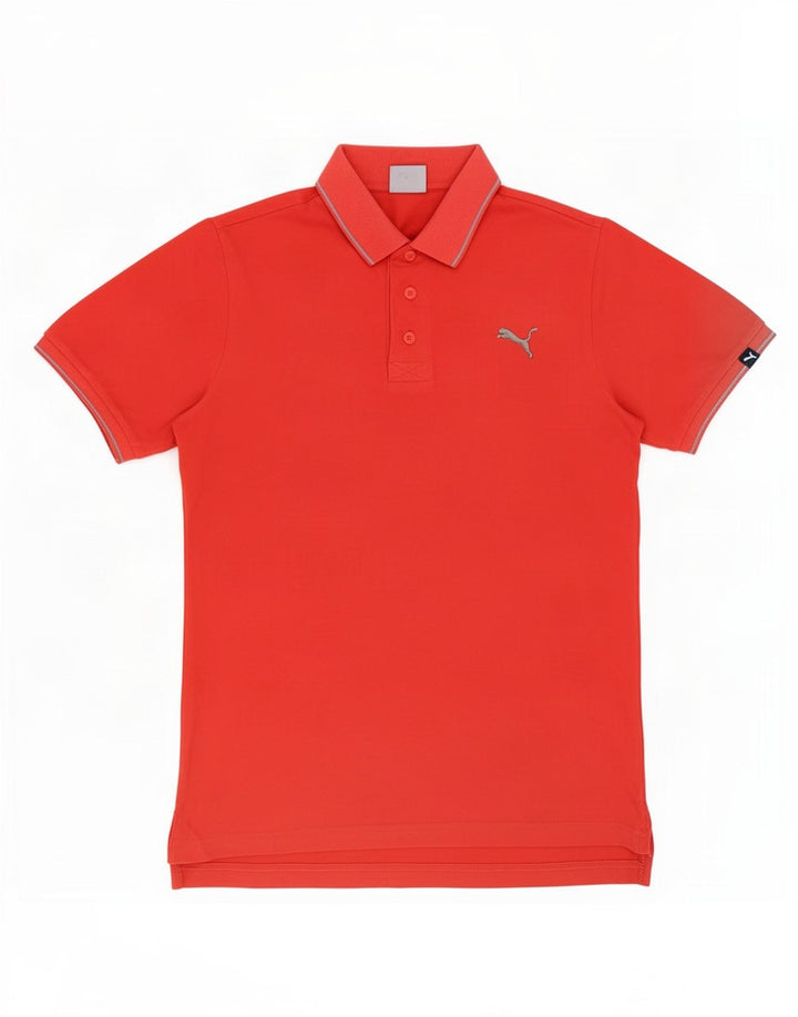 Tricou polo Puma pentru bărbați, bumbac roșu mic